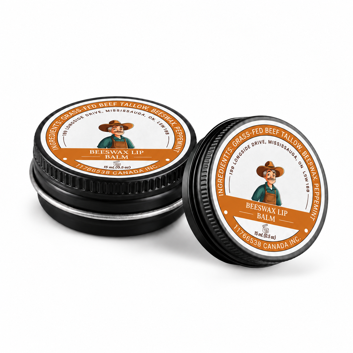 Peppermint Beeswax Lip Balm - 15 ml