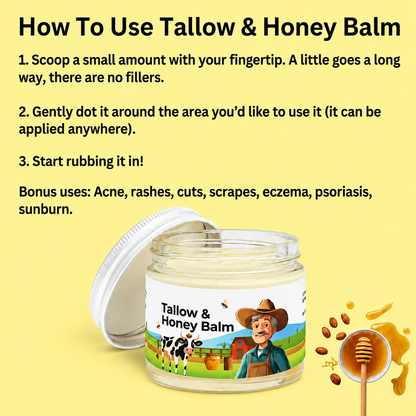 Tallow & Honey Balm - 2 oz
